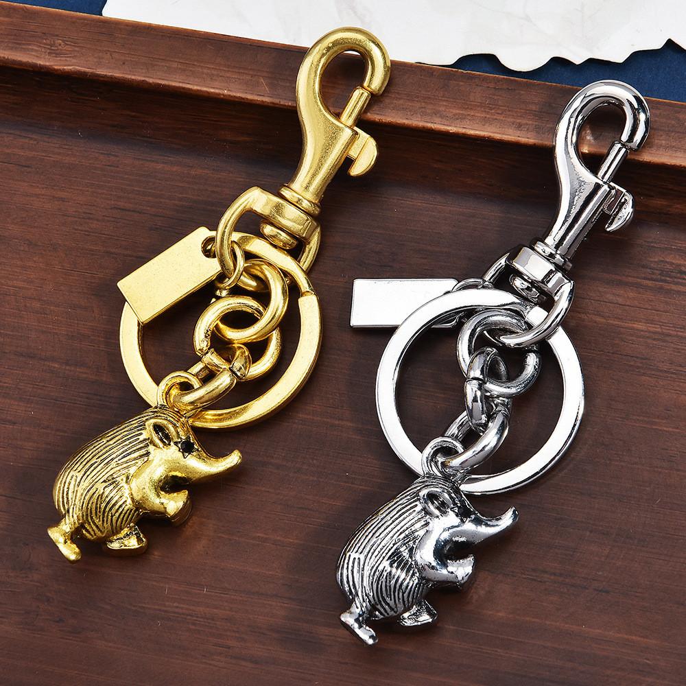 Animal Keychain Pendant With Electroplated Alloy For Cute Bag Decor