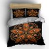 Luxury Decorative Mandala Set Soft Comfortable Duvet Cover Bedding Set Included 1*Duvet Cover & 2*Pillowcases, Gift
