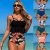 Bikini Sets For Women Summer Beach Bathing Suits High Waist Printing Swimwear Two Pieces Swimsuits