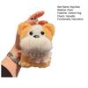 Plush Puppy Keychain Soft Cartoon Dog Bag Charm Car Key Handbag Pendant Kids Adults Birthday Holiday Decoration