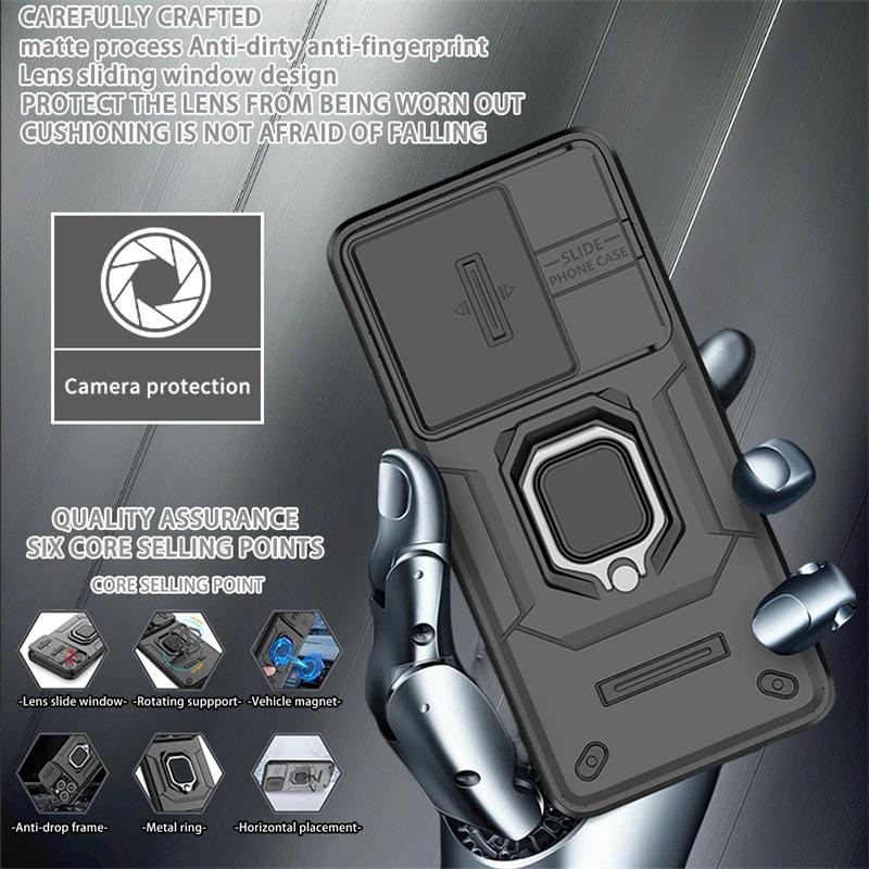 Für xiaomi 13t pro Hülle Schiebekamera Schutzhüllen für xiaomi 13t mi113 mi 13 t pro xiaomi13t magnetischer Halter Rückseite