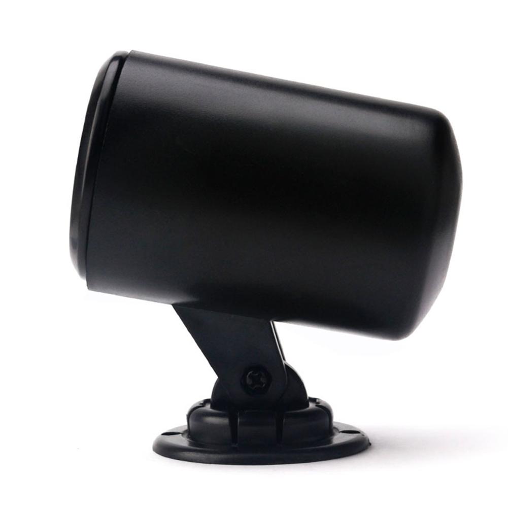 Black Single Instrument Frame Black Easy Installation LED Display Wide Compatibility ABS Car Models Easy Installation Light
