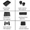 SMABEE for Xpeng G6 2023 2024 Car Central Storage Box Cup Holder Dashboard Tray Interior Accessories Organizer Tidying Black