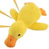 Calming Duck Toy For Dogs Squeaky Interactive Soft Comfort Teething Supplies Dog Teething Toys For Travel Beach Pool Park Yard