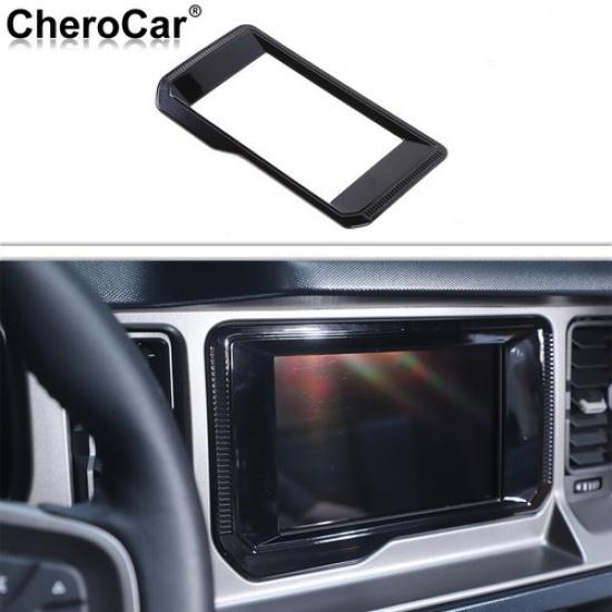 Central Console GPS Navigation Panel Frame Decor Trim Cover For Bronco -25