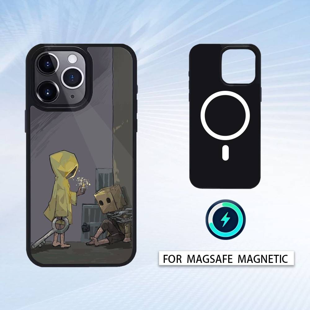 Game L-Little N-Nightmares Phone Case For iPhone17,16,15,14,13,12,Pro,Max,Magnetic For Magsafe Wireless Charging