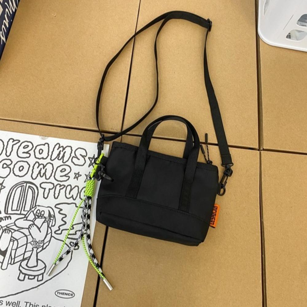 Nylon Mobile Phone Pack Portable Single Shoulder Bag Zipper Men's Crossbody Bag Outdoor