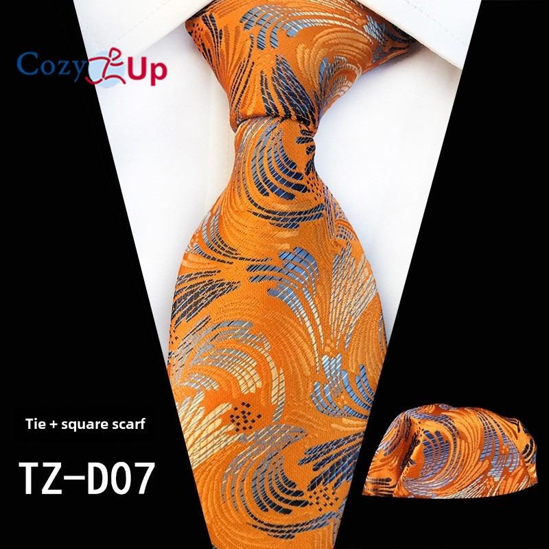 Cozy Up Fashion Paisley Multi-Colour Men's Tie Square Towel Set