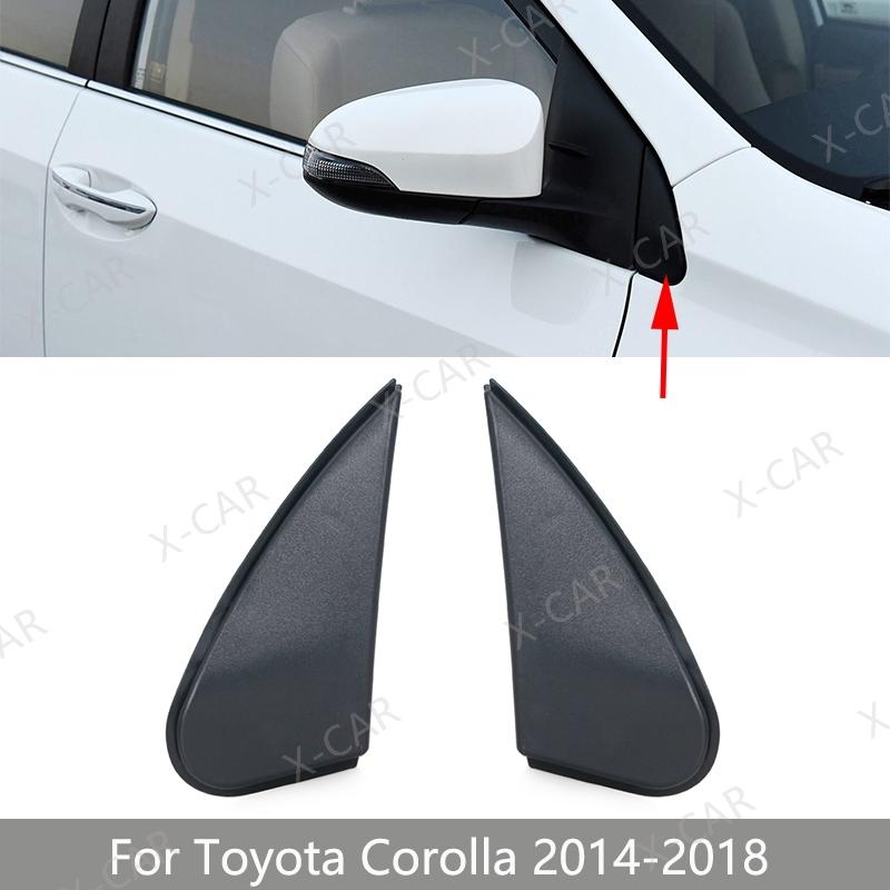 For Toyota Corolla 2014-2018 Front Door Window Rearview Side Mirror Corner Triangle Molding Trim Panel Cover Lid 60118-02170