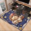 Autumnal Hedgehog Family Office Rug Chair Mat, Entryway Carpet, Suitable for Front Door, Bedroom, Living Room, Desk, Holiday Gift