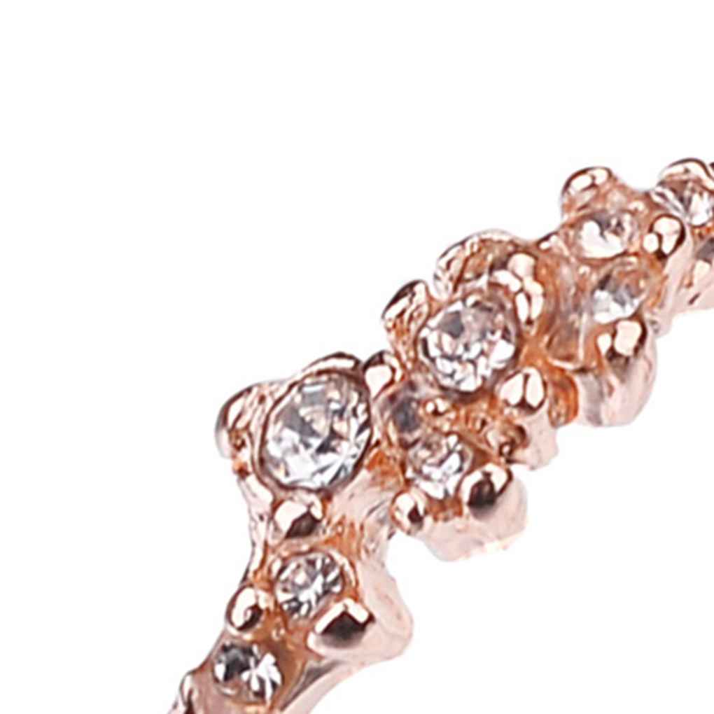 Women Girls Jewelry Rhinestone Crystal Rings 6/7/8/9/10 US Size Women Wedding Party Jewelry