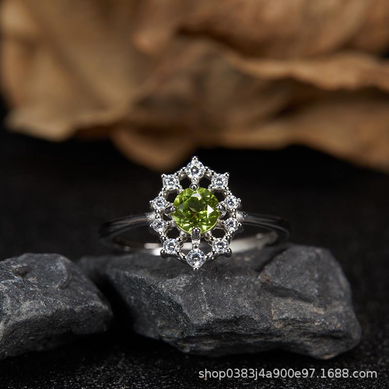 Premium Cooling S925 Sterling Silver Plated 18K Gold Natural Colored Treasure Stud Earrings, Wind Niche Jewelry Does Not Fade