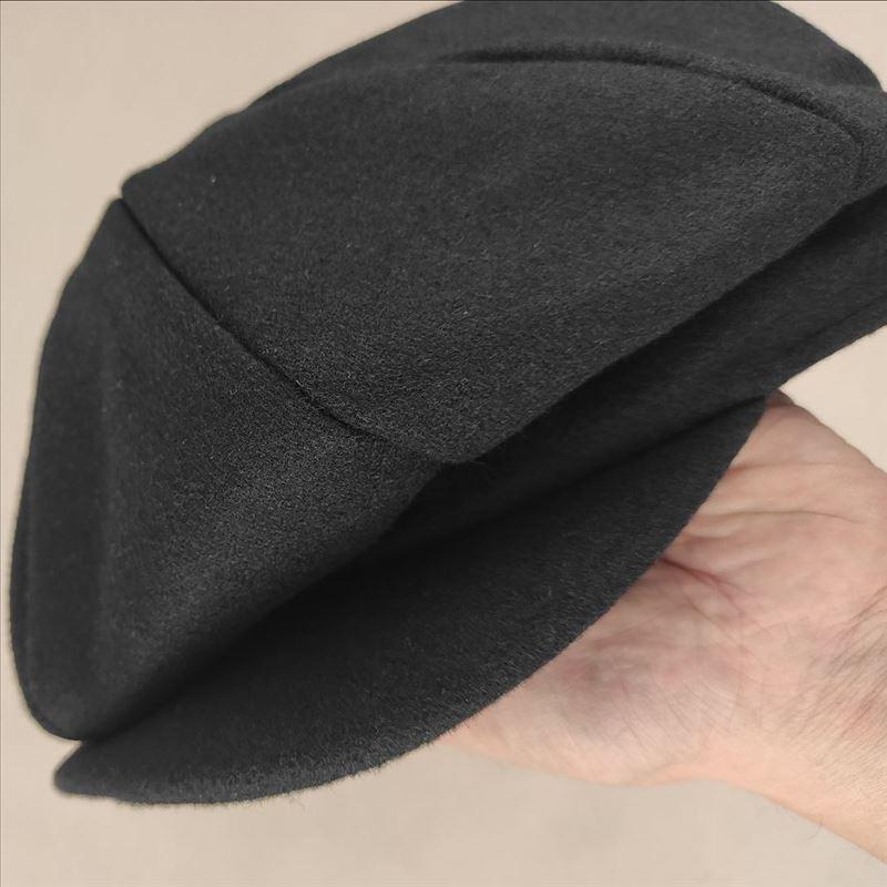 Cappelli Ottagonali in Lana Tweed di Grandi Dimensioni 62Cm per Uomo Donna Taglia Regolabile Cappello Newsboy Invernale d'Epoca Berretti Piatto Cappello da Autista