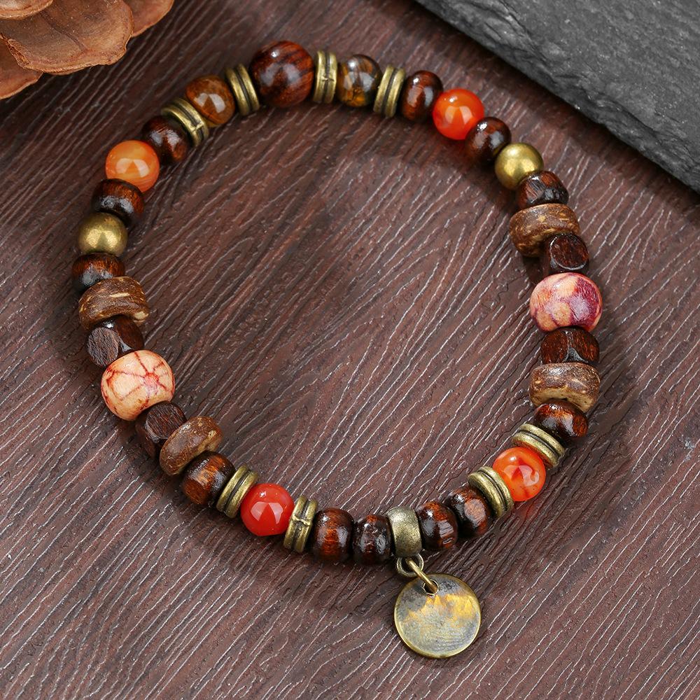 

JYL TS Bracelet Beach Style en Bead -Invites Relaxation & Attracts Vacation Joy ZJ14816 зерна