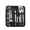 Grilling Bbq 20pcs Accessories Barbecue Grill Cooking Utensil Bbq Tool Kit Set