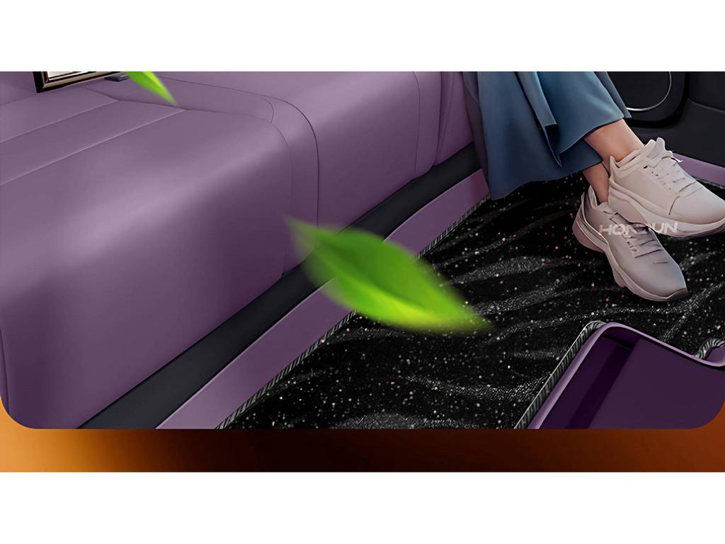 Dark Blue TPE Floor Mats for L06 - 2026 Car Interior Accessories