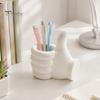 Funny Gesture Pen Stand 3D Printed Thumbs?Up Holder, Shaped Desk Organizer, Creative Durable PLA Stationery Container Pencil Cup, Cute Desktop