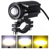 12V Motorcycle LED Headlight Spotlight LED Lens Hi/Low Beam For Car 4WD ATV SUV Driving Spot Fog Lights Auxiliary Lamp 12V