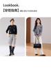 Winter New Round Neck Fun Embroidered Pattern Artistic Style Loose Women's Wool Sweater with Cashmere Included