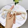 New Anti-blue Light Myopia Glasses - Trendy And Elegant Rectangular Frames For Female Influencers 202