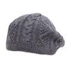Ruben Cable Knit One Size Fits RUS7164 Men's Beret, All, (Gray)