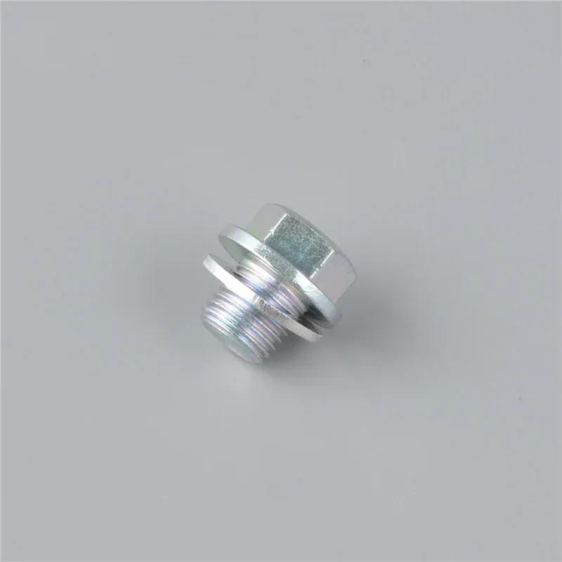 Oil Drain Plug with Seal/Gasket Locking Screw Oil Sump for Honda Odyssey Civic Fit SDL CRV
