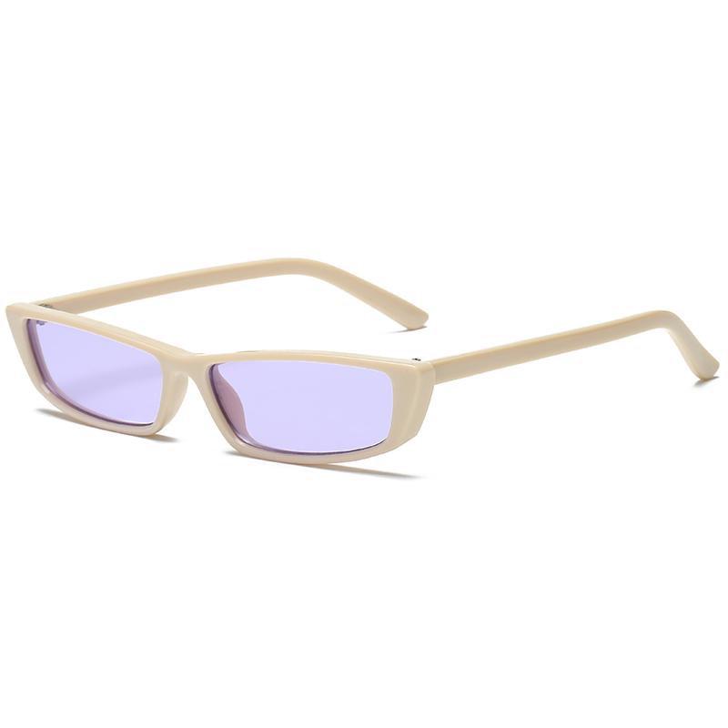 tiny white sunglasses