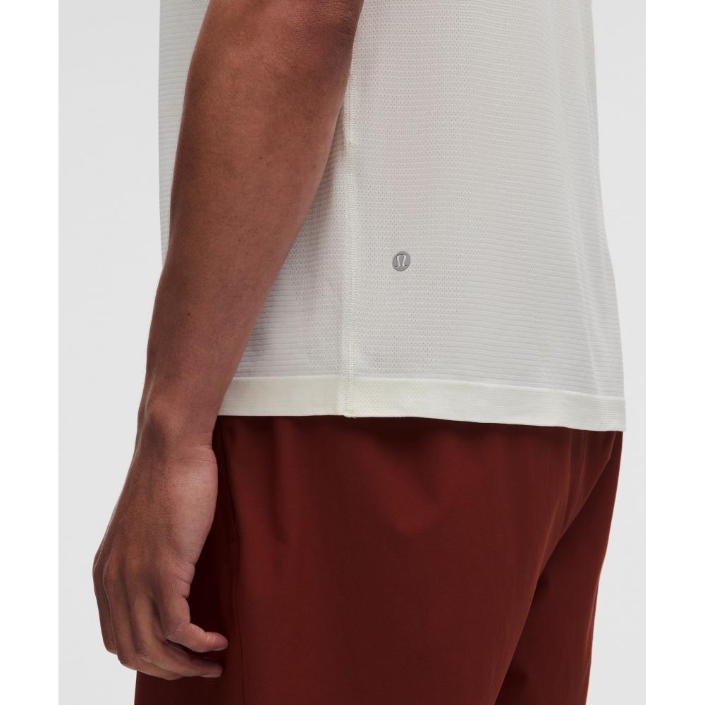 Lullulemon Metal Vent Tech Relaxed Fit Sleeveless Shirt *Training Caba Wht