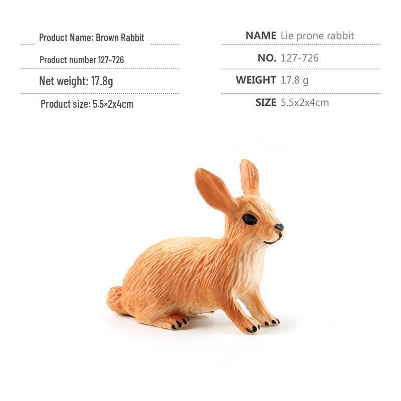 Cross-Border Farm Animal Miniature Model Set: Chickens, Ducks, Geese, Cows, and More