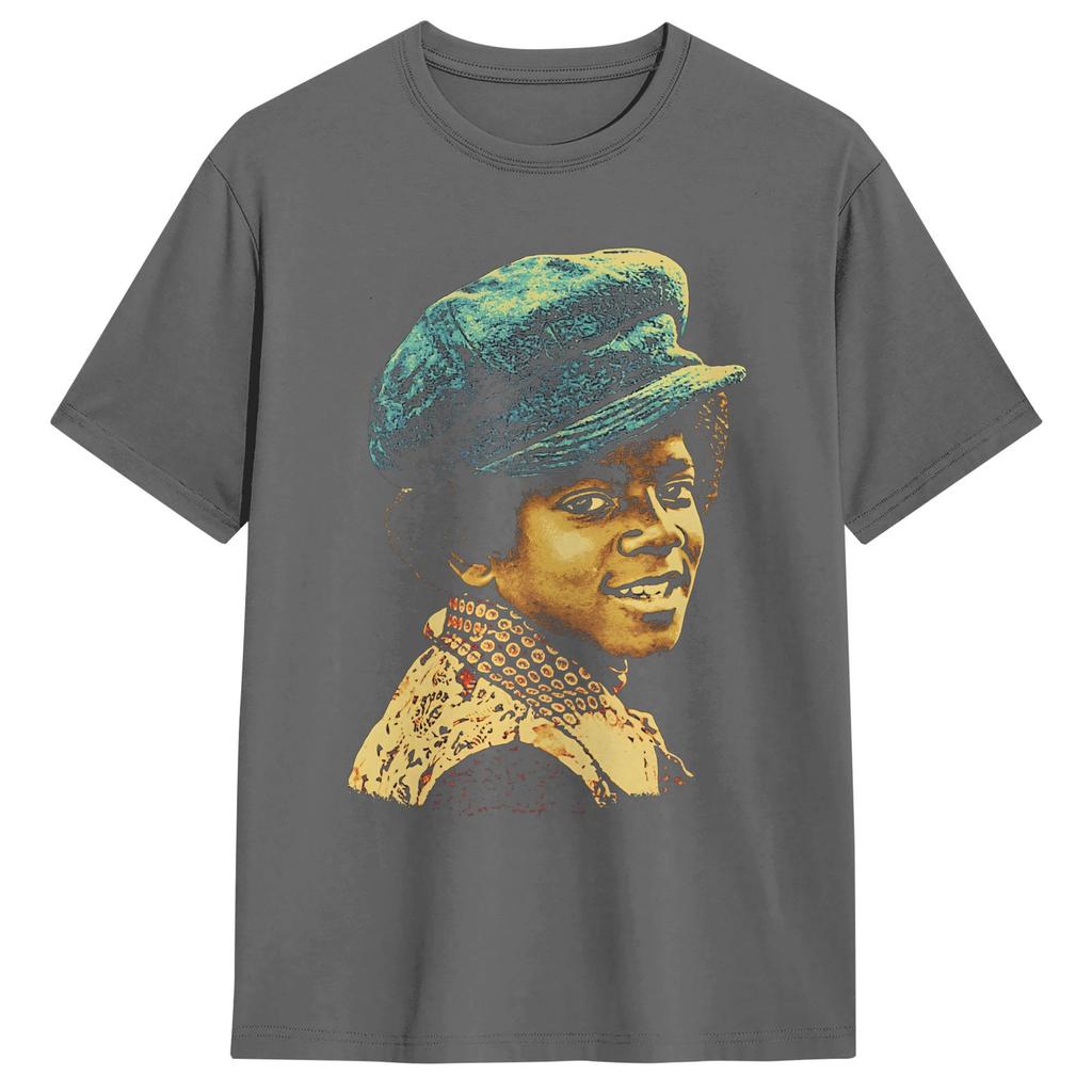 MMichael JJackson Vintage Little Jacko Cotton TShirt Unisex Summer Y2K Funny TShirts Trendy Cool Tees Oversized Pattern Tops