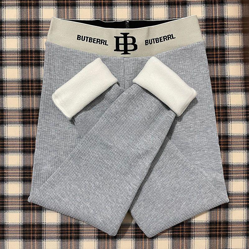 Winter Vintage Thicken Lambwool Leggings Women Warm Fleece Lined Thermal Ankle-Length Pants Sexy Hight Waist Skinny Fitness Leggins