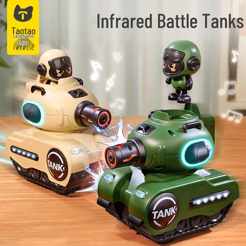 Kids Infrared Remote Control Battle Tank Toy