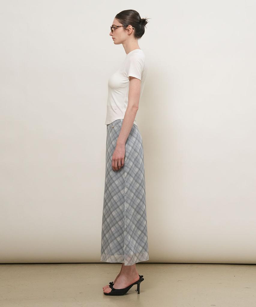 GENERALIDEA Acetate Round Neck T-Shirt [White] / Gf2Lts509