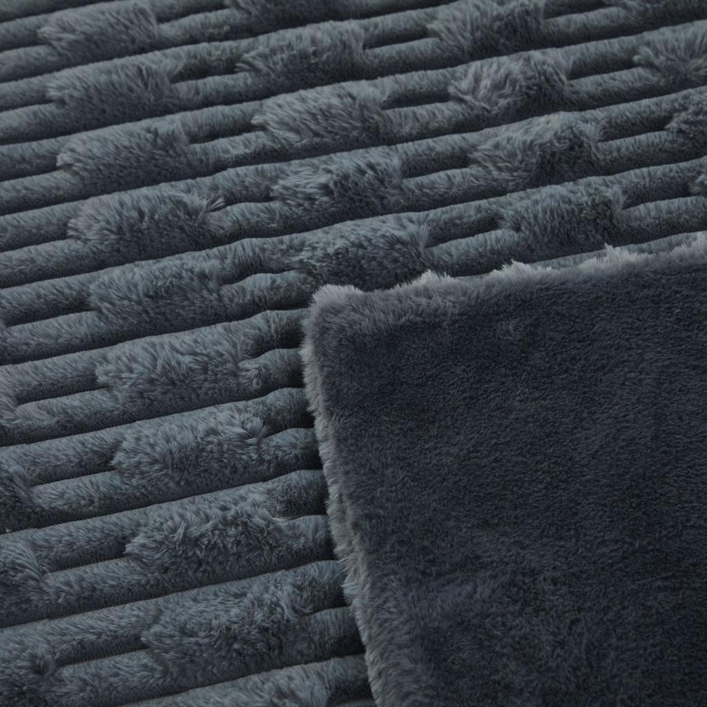 Double Layered Thick Solid Color Warm Blanket