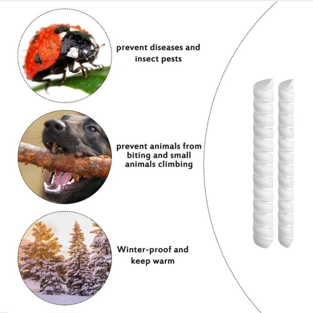 Corrugated Tree Trunk Protector Spiral Animal Chew Protection Cover  Squirrel Mouse