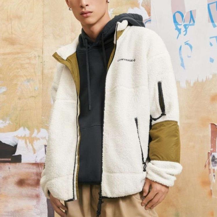 Converse Velvet Feel Coat Men's White 10018039-A04