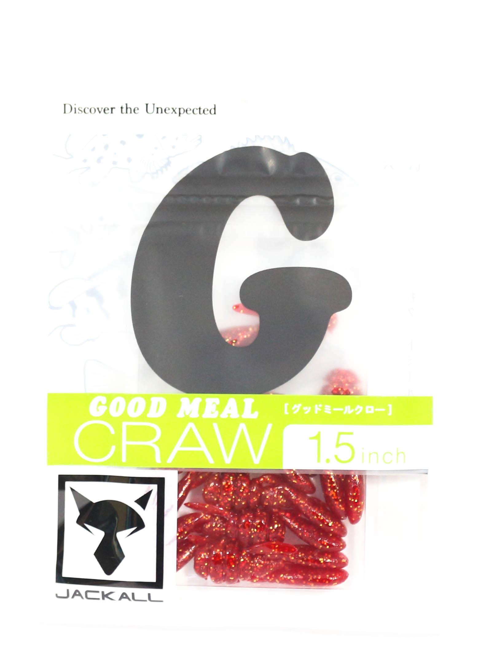 

Jackall Soft Lure Good Meal Craw 1,5 дюйма Хлопья из красного золота (0817)