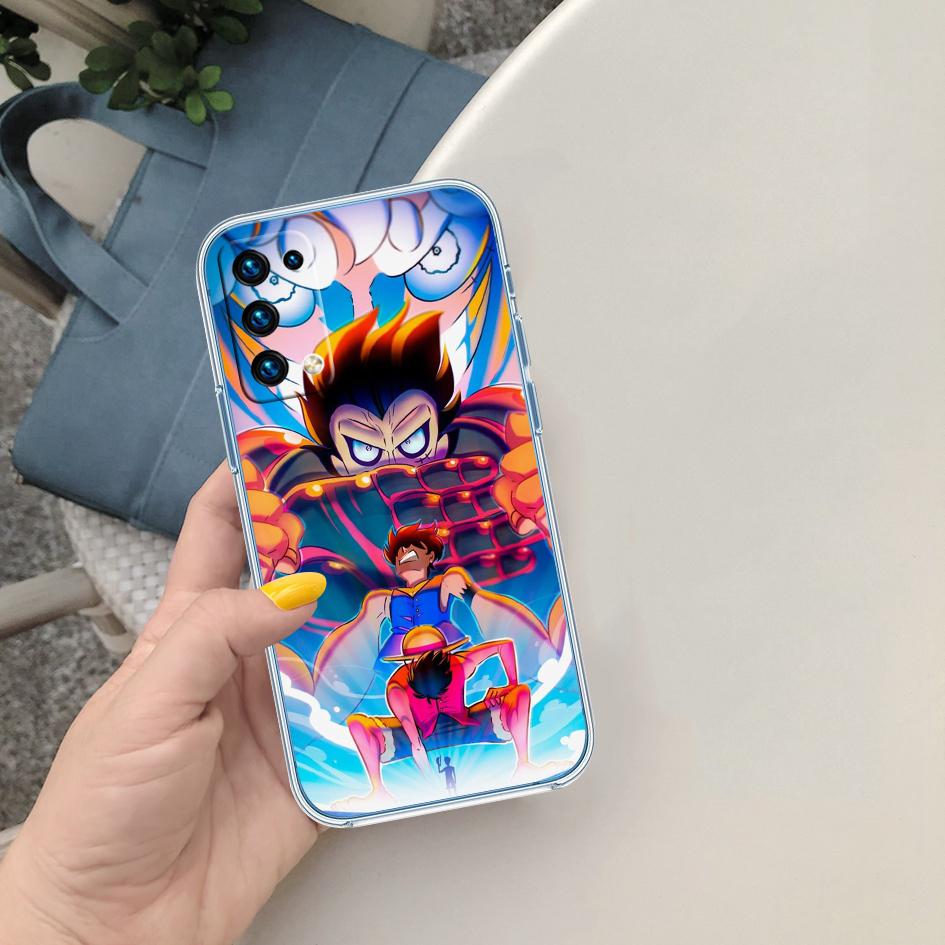 One Piece Luffy Soft Shell Transparent Phone Case for Motorola Moto Edge 20 30 40 50 S30 Fusion Ultra Pro Neo Lite + G200 G23