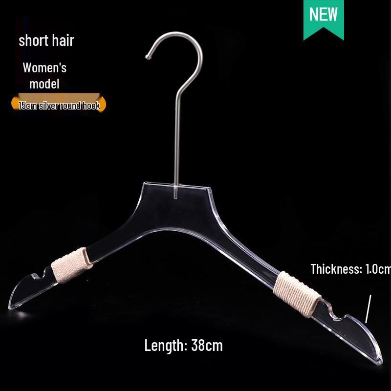 Acrylic Non-slip Hangers for Children's, Men's, and Women's Clothing
