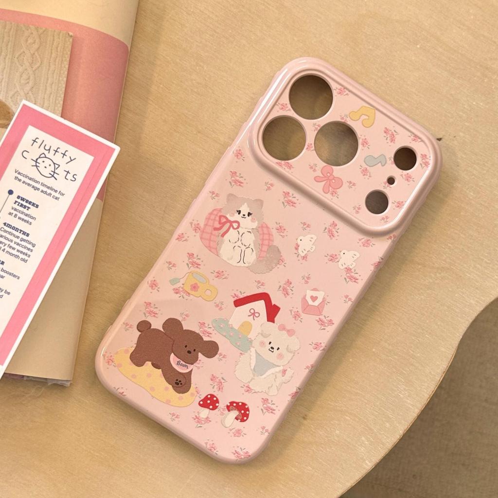 Floral Animal Print Phone Case for iPhone 15, iPhone 16, and iPhone 16 Pro Max