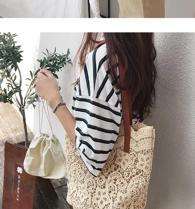 Korean Style Lace Large Capacity Women's Beach Tote