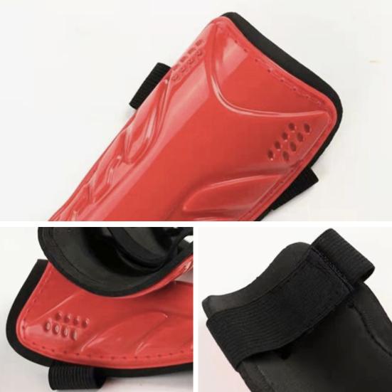 1 Pair Football Shin Guards for Youth Kids Thickened Soft Padded Cozy Wear Professional Shin Adjustable Double Elastic Straps