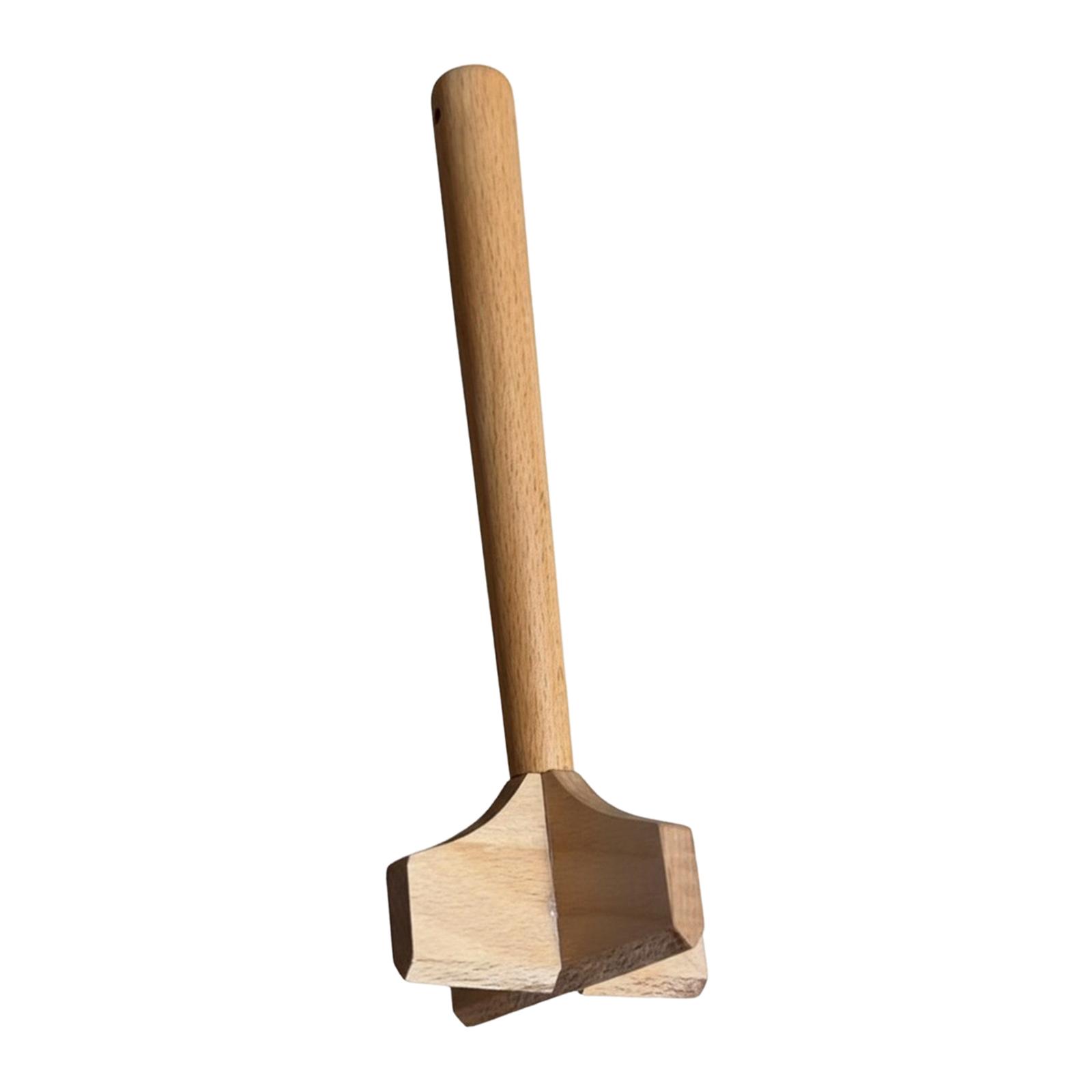 Professional Potato Masher Wooden Meat Chopper