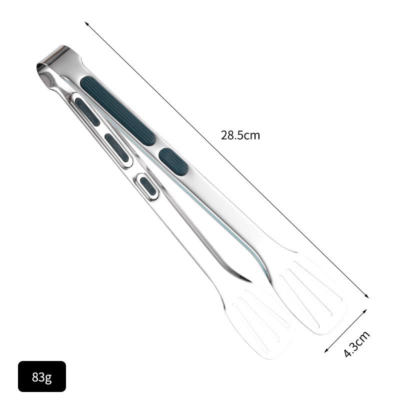 Stainless Steel Anti-Scald BBQ & Roasting Tongs for Bread, Meat, and Steak - Perfect Kitchen & Baking Utensil