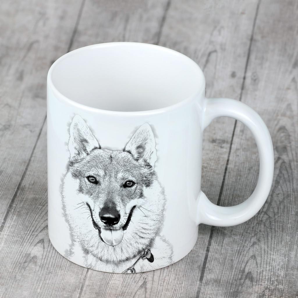 Czechoslovakian Wolfdog, Czechoslovak Vlcak - cup with a dog, cute cup with graphics, a gift with your photo from the Art-Dog brand