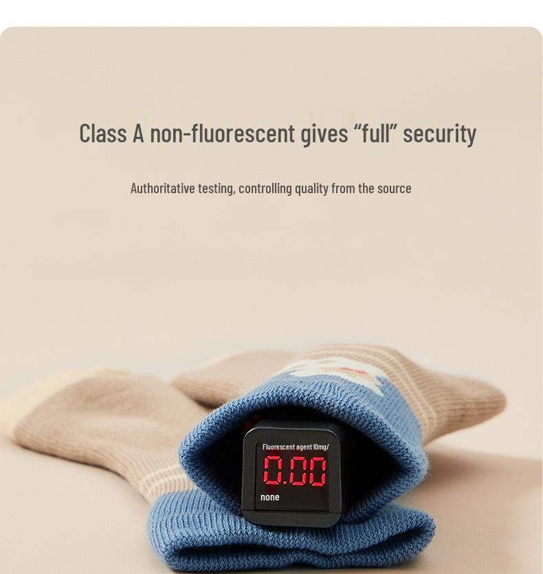 Nidoran Baby Terry Socks - Thick Cotton, Winter Mid-Calf, Seamless for Boys