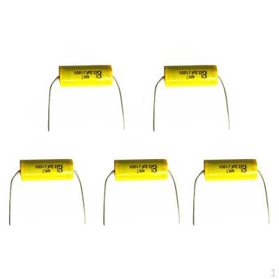 5Pcs 2,2 UF 100V Lautsprecher Frequenz Kondensator Teiler Polypropylen Nicht-Polarisierte Crossover