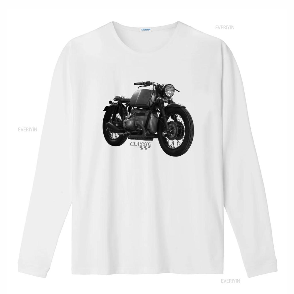 Klasické motocyklové tričko pro muže Vintage design Cafe Racer Perfektní pro motorkáře modely R 80 100 1200 GS vintage Vypraný móda
