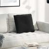 Back Cushion Black 50 X 45 Cm Cord Fabric