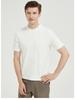 300g Cotton Youth T-shirt Base Layer Short-sleeve for Women Crew Neck Wrinkle-free Pullover Half-high Collar Men's Minimalist Breathable Tops